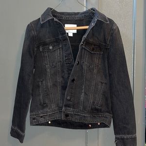 Black jean jacket